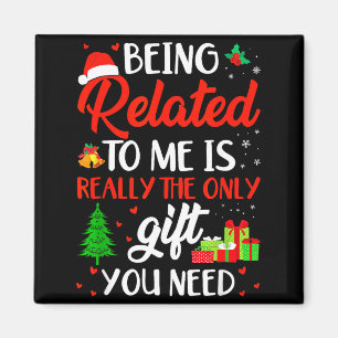 Imán Ser Pariente Mío Divertido Navidad Familiar Xmas P