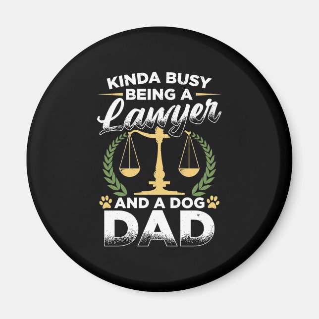 Imán Ser Un Abogado Y Un Padre Perro (Frente)