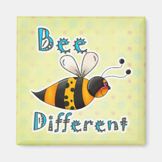 Imán Ser una abeja de burbujas con manchas diferentes