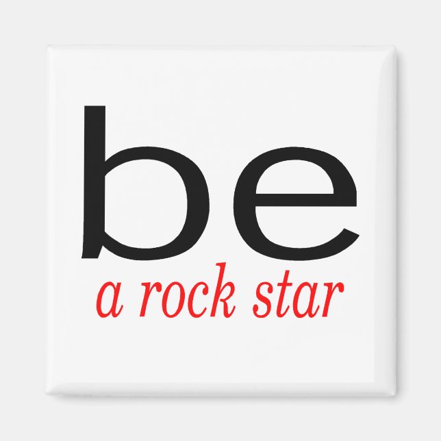 Imán Ser una estrella de rock (Frente)