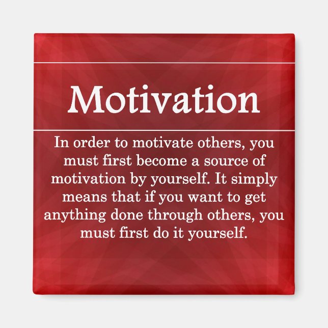 Imán Ser una fuente de motivación para otros (Frente)