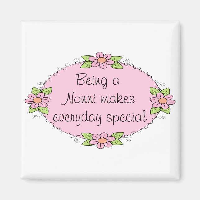 Imán Ser una Nonni hace que cada día sea especial (Frente)