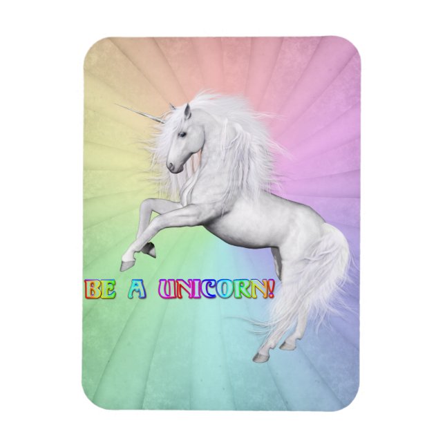 Imán Ser unicornio (Vertical)