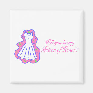 Imán Serás Mi Matrón De Honor (Vestido)