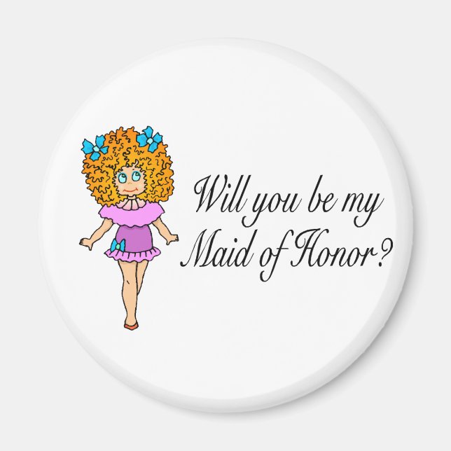 Imán ¿Serás Mi Mujer De Honor (Chica)? (Frente)