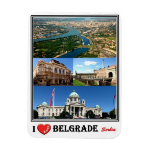 Imán Serbia - Belgrado - Amo el Mosaico -
