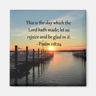 IMÁN SERENE PSALM 118:24 SOL SOBRE EL LAGO