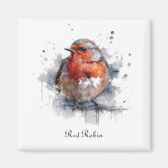 Imán Serene Robin, personalizado (Frente)