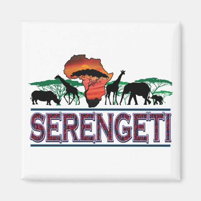 Imán Serengeti (Frente)