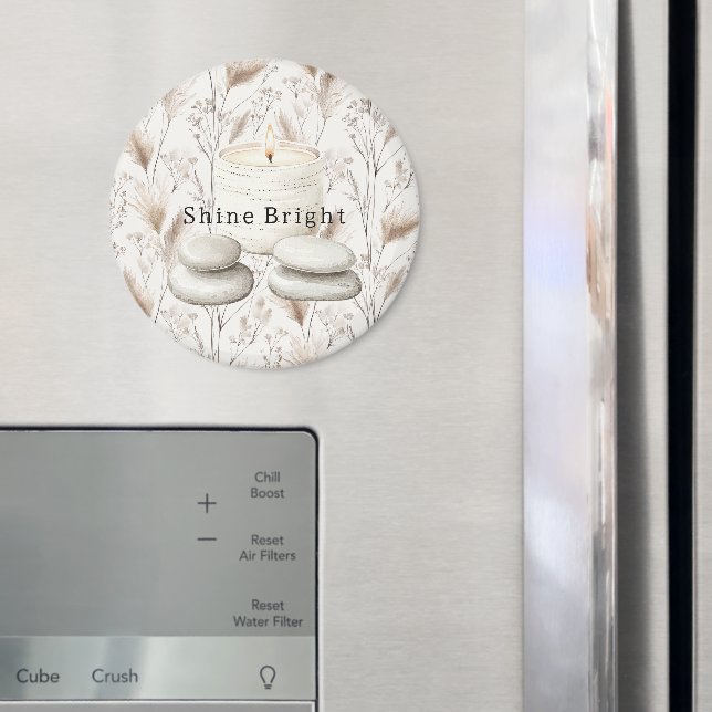 Imán Serenity Beach Candle Rocks (In situ (nevera))