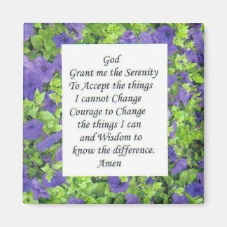 Imán serenity prayer magnet