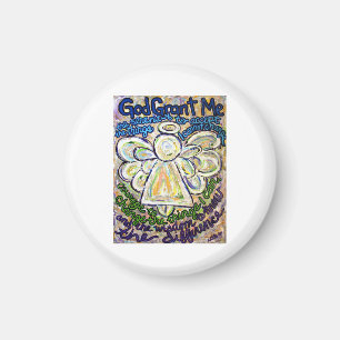 Imán Serenity Prayer Poem Angel Personalizado Fridge Ma