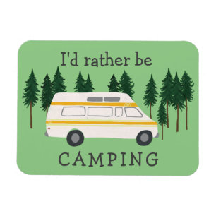Imán Sería bastante árboles de Van que acampan RVing