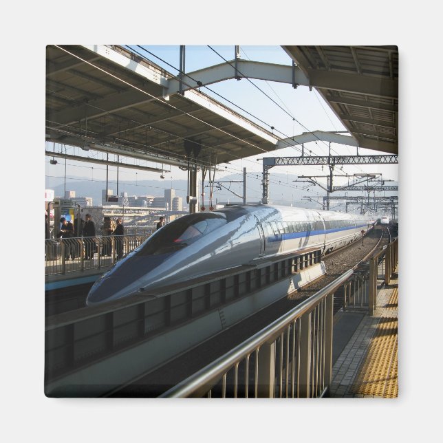 Imán Serie 500 Shinkansen 新 幹 tren de bala 線 (Frente)
