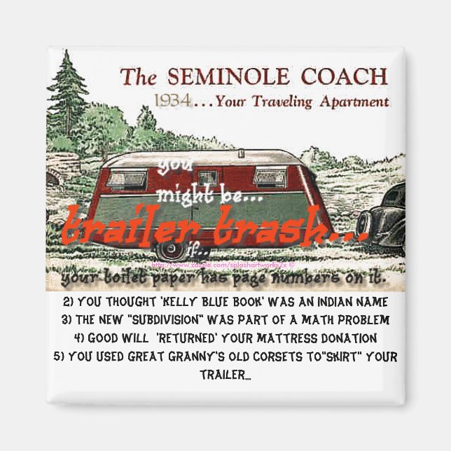 Imán Serie de basura para remolques - Puede ser basura  (Frente)