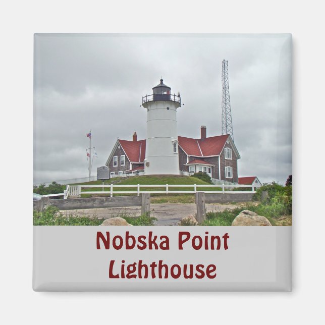 Imán Serie de faro de punto Nobska (Frente)