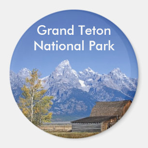 Imán Serie magnífica 5 del parque nacional de Teton