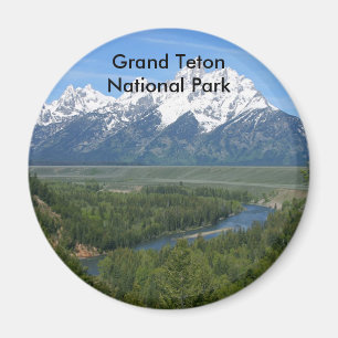 Imán Serie magnífica 8 del parque nacional de Teton