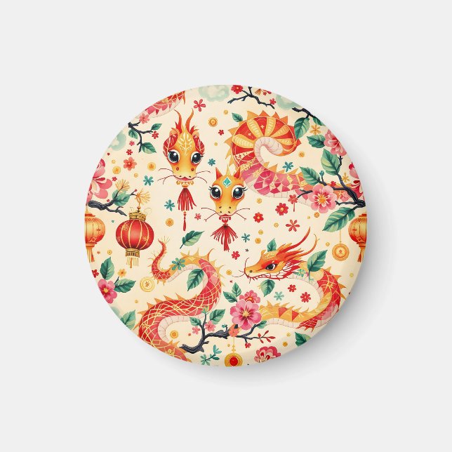 Imán Serpent Dreams Chiness Año Nuevo (Frente)