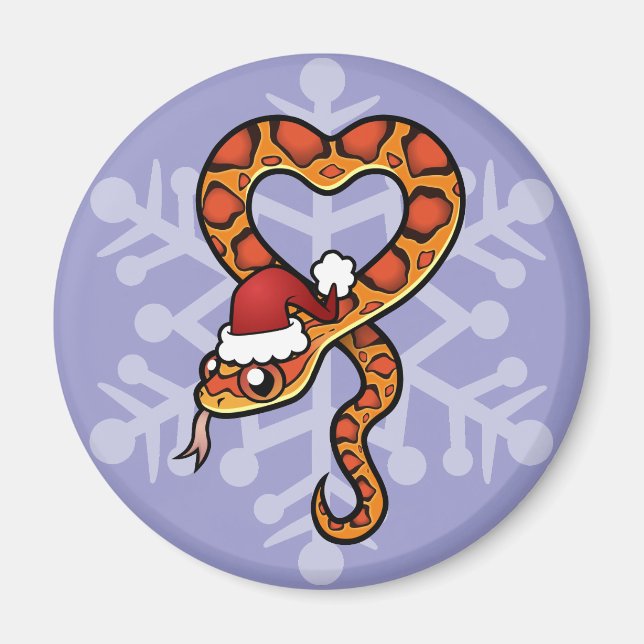 Imán Serpiente de Navidad (Frente)