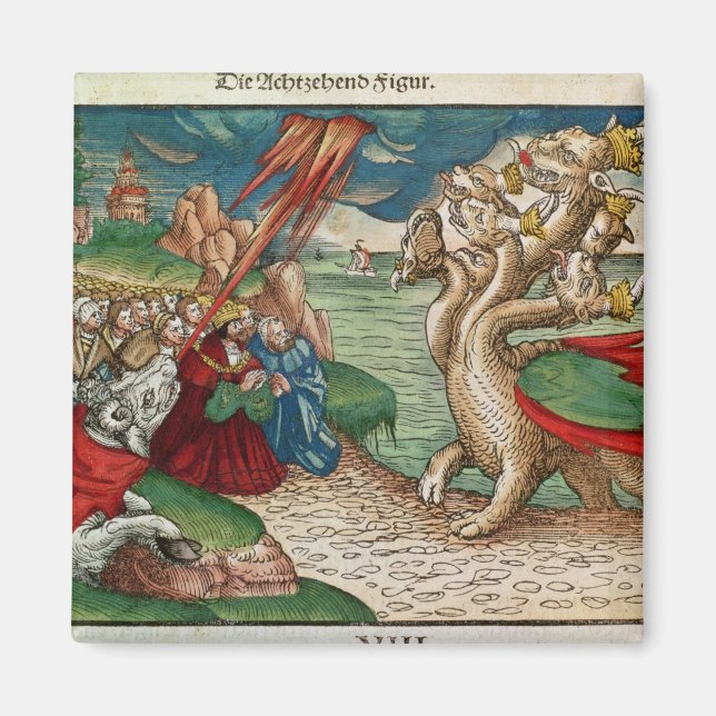 Imán Serpiente de siete cabezas del Libro de (Frente)