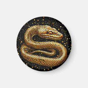 Imán Serpiente dorada