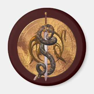 Imán Serpiente en una espada