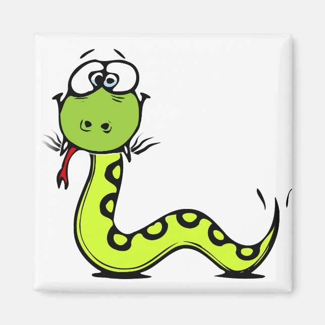Imán Serpiente verde (Frente)