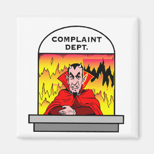 Imán Servicio al Cliente Infernal Satanás Diablo Infier