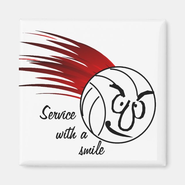 Imán Servicio Con Sonrisa (Frente)