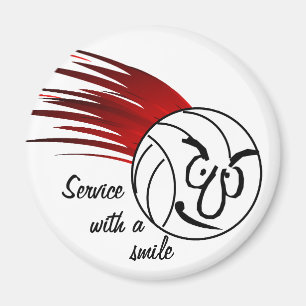 Imán Servicio con una sonrisa