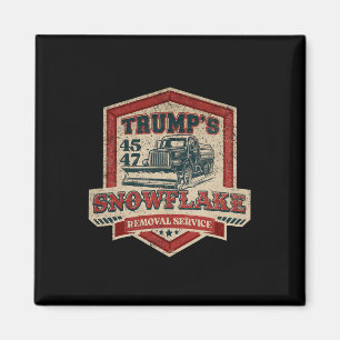 Imán Servicio de eliminación de copos de nieve de Trump