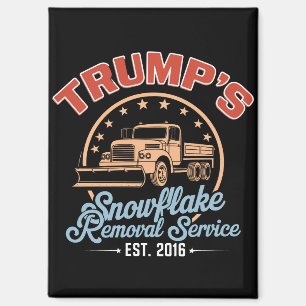Imán Servicio de Eliminación de Copos de Nieve de Trump