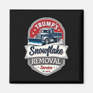 Imán Servicio de remoción de copos de nieve Trump 2024