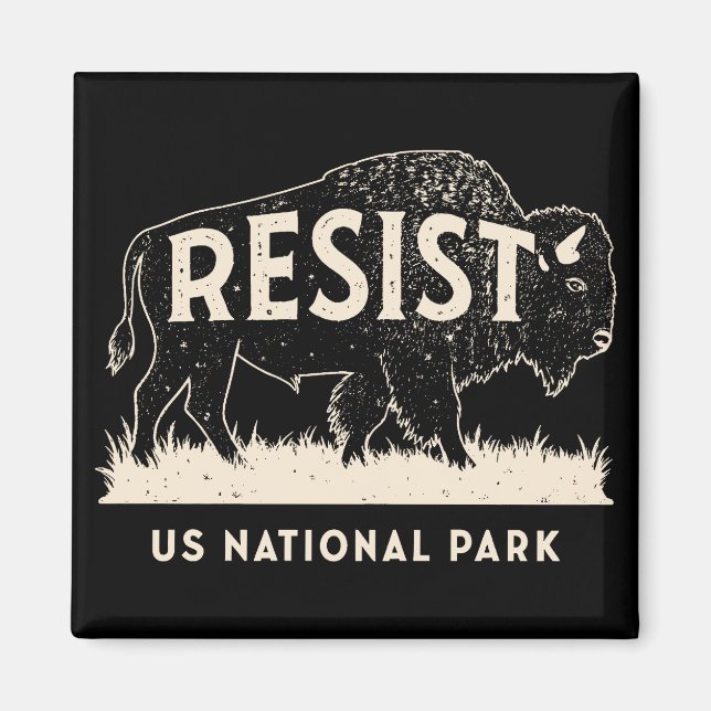 Imán Servicio de Resistencia al Parque Nacional de EE.U (Frente)