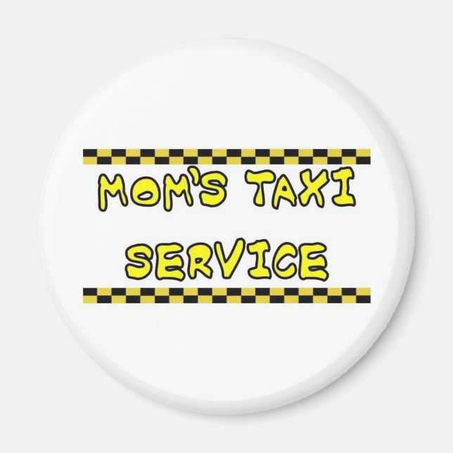 IMÁN SERVICIO DE TAXI DE MOMS (Frente)