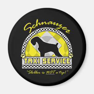 Imán Servicio del taxi del Schnauzer