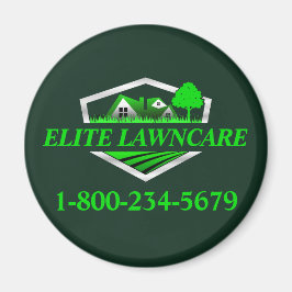 Imán Servicio profesional de cuidado de césped Verde os