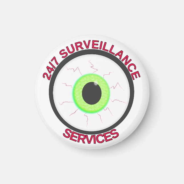 Imán Servicios de vigilancia las 24 horas del día (Frente)