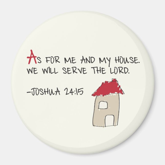 Imán Serviremos al Señor (Frente)