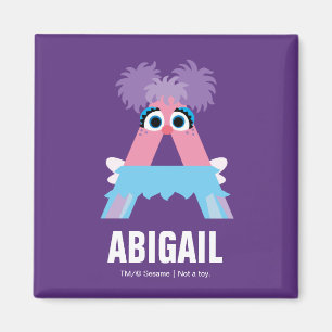 Imán Sesame Street   A es de Abby