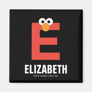 Imán Sesame Street   E es de Elmo