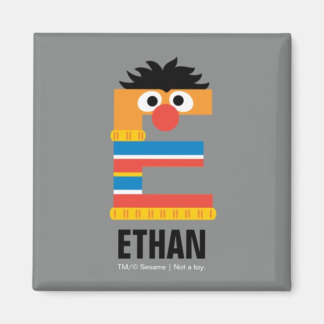 Imán Sesame Street | E is for Ernie (Frente)