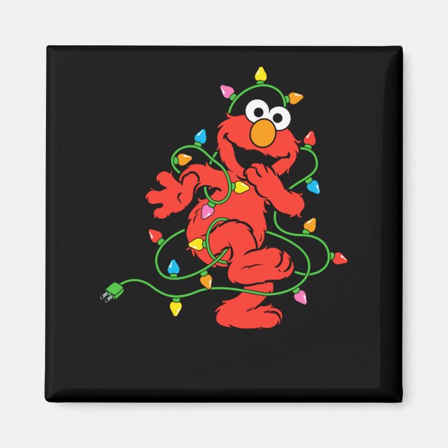 Imán Sesame Street Elmo Christmas Lights Baby  (Frente)