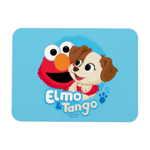 Imán Sesame Street   Insignia de Elmo y Tango