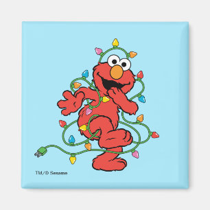 Imán Sesame Street   Luces de Navidad de Elmo