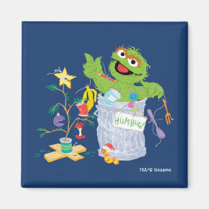Imán Sesame Street   Oscar - Árbol de Navidad