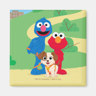 Imán Sesame Street   Tango con Grover y Elmo