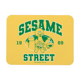 Imán Sesame Street   Vintage 1969