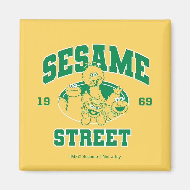 Imán Sesame Street | Vintage 1969 (Frente)